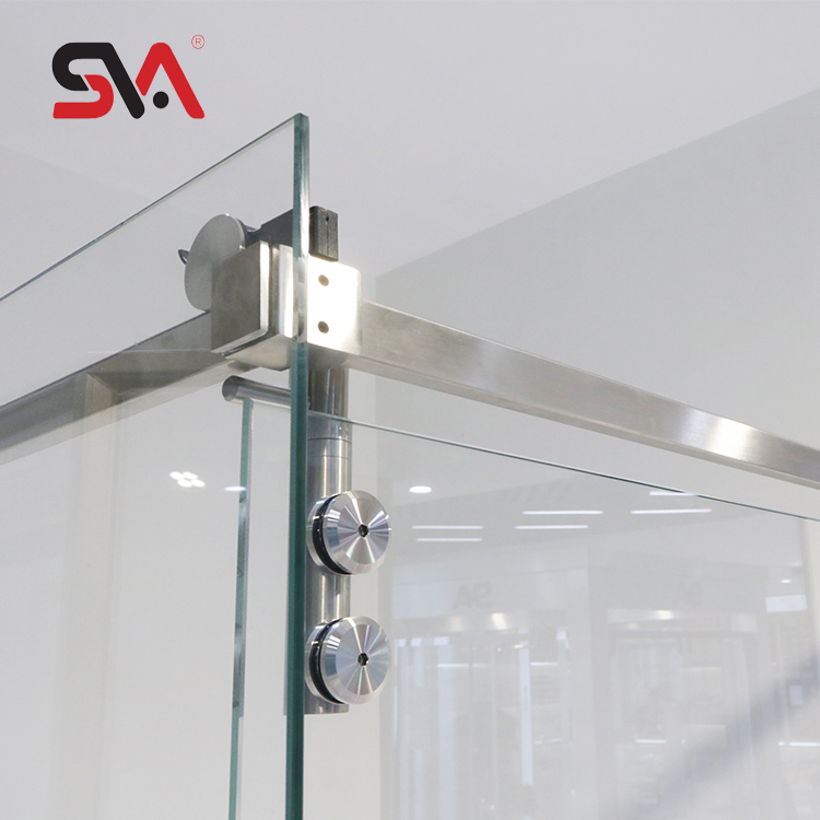 Corner Sliding System Folding Glass Door Hardware Accessories for Bathroom