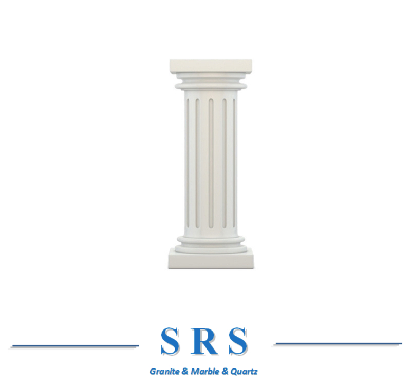 Natural Marble & Granite Stone Columns for Hotel/Villa/Shopping Mall/Infrastructual Projects Decoration