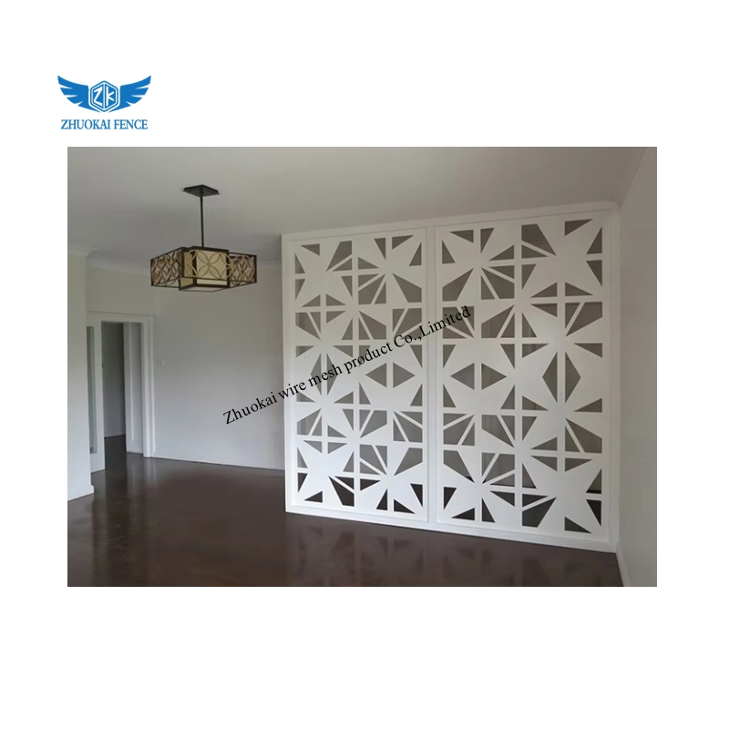 Customized Aluminum Hotel Room Metal Indoor Decoration Art Partition Screen