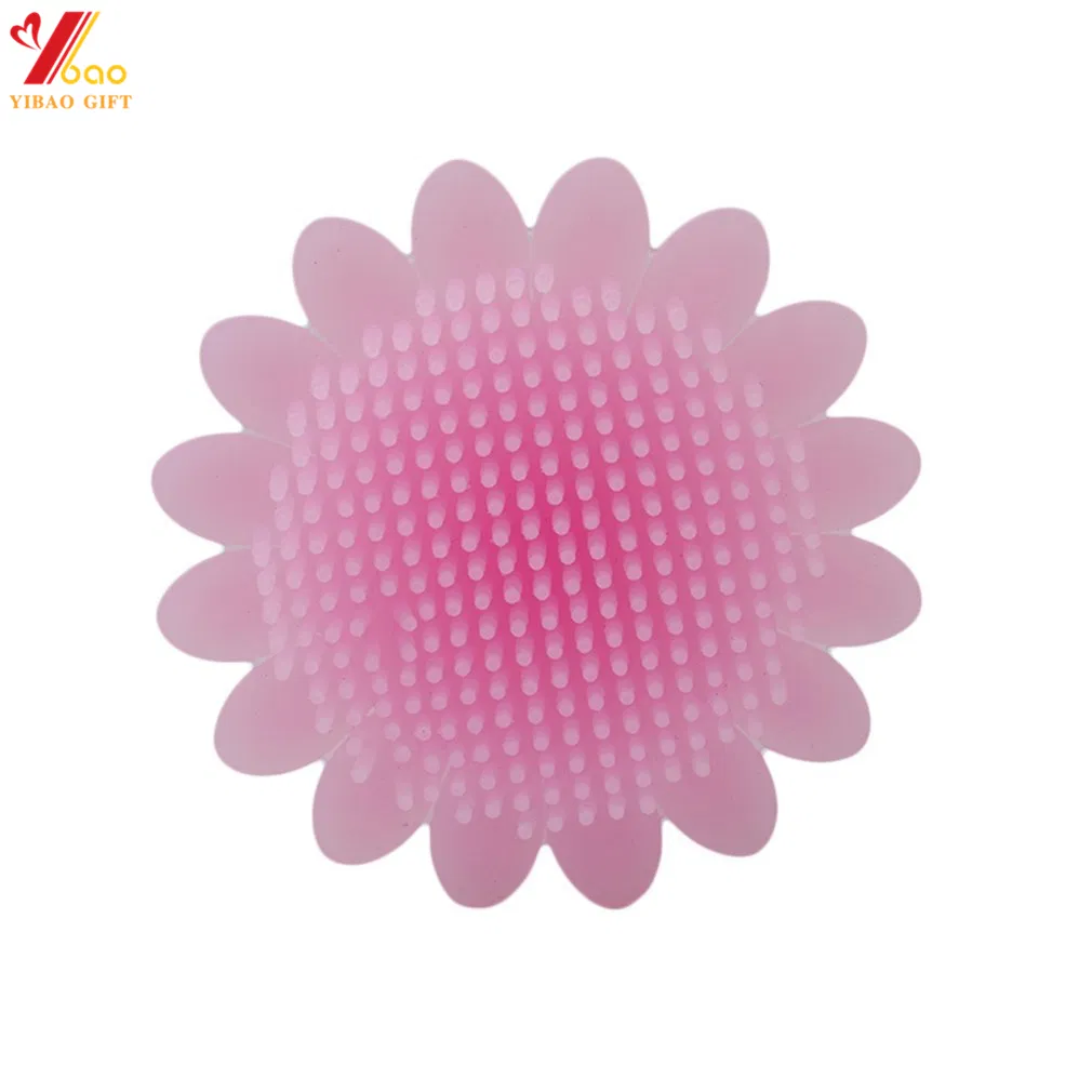 Силиконовая щетка в форме подсолнуха с ручкой