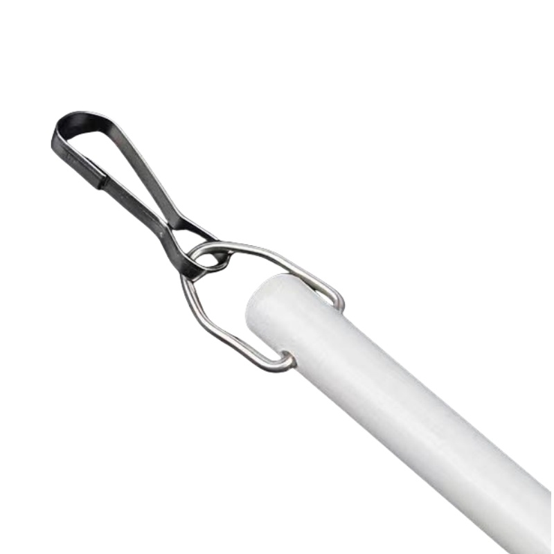 9.5mm Fiberglass Drapery Baton Curtain Wand with Stainless Steel Snap Hook