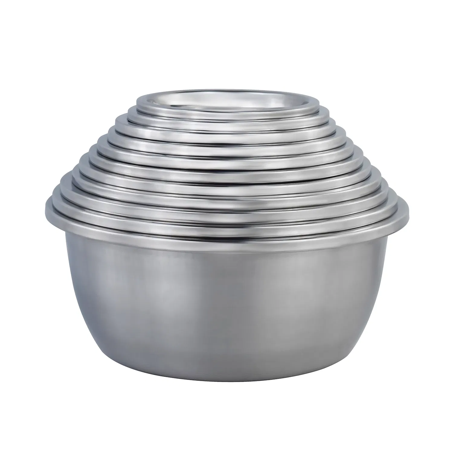 1.5L Food Grade Stainless Steel Salad Mixing Basin