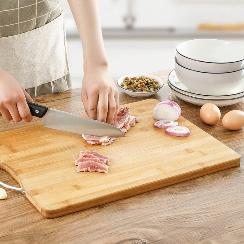 Bamboo Chopping Board Household Cutting Board for Meat and Fruit Wholesale Complementary Food Use Blocks