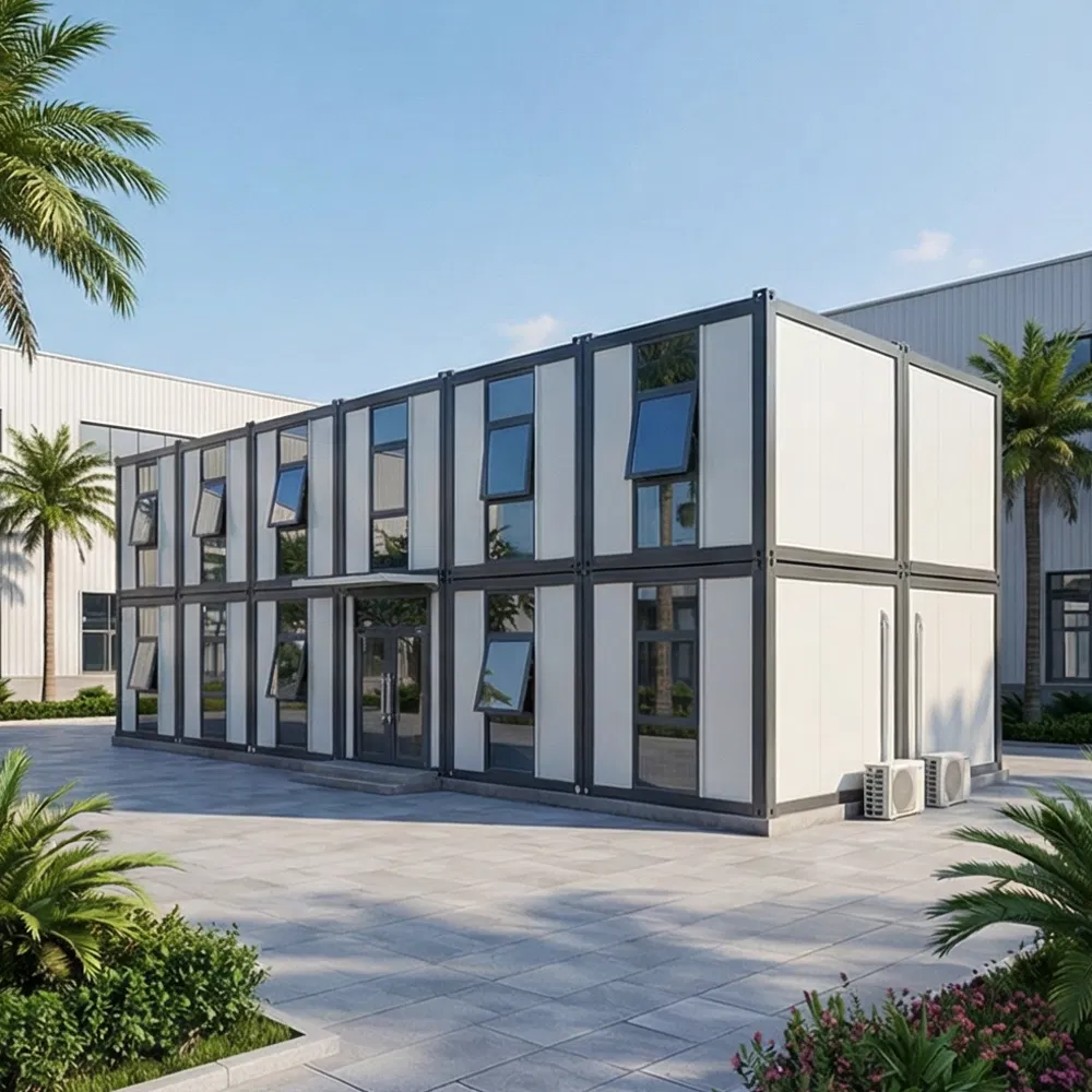 Low Price Temporary Folding Offices Modern Modular Living Space Foldable Container House