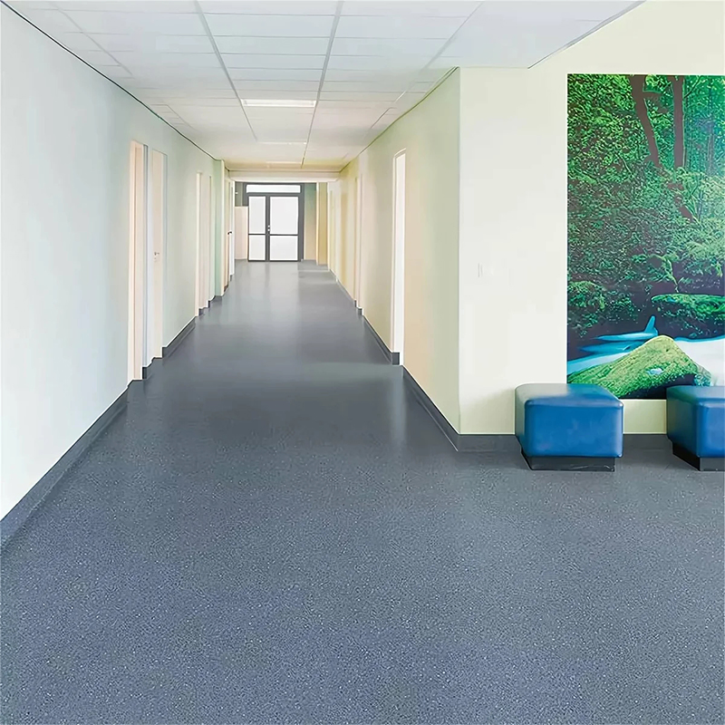 Влагостойкий ПВХ-рулонный пол 3мм под дерево/мрамор