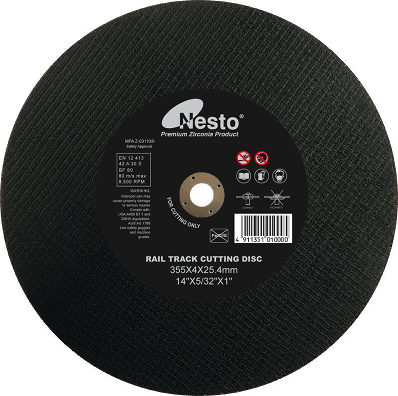 Professional Railtrack Cut-off Wheel Cutting Disc Steel Large