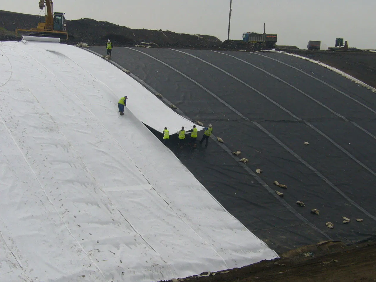 CE/SGS-Certified Woven Geotextile for European Construction Standards