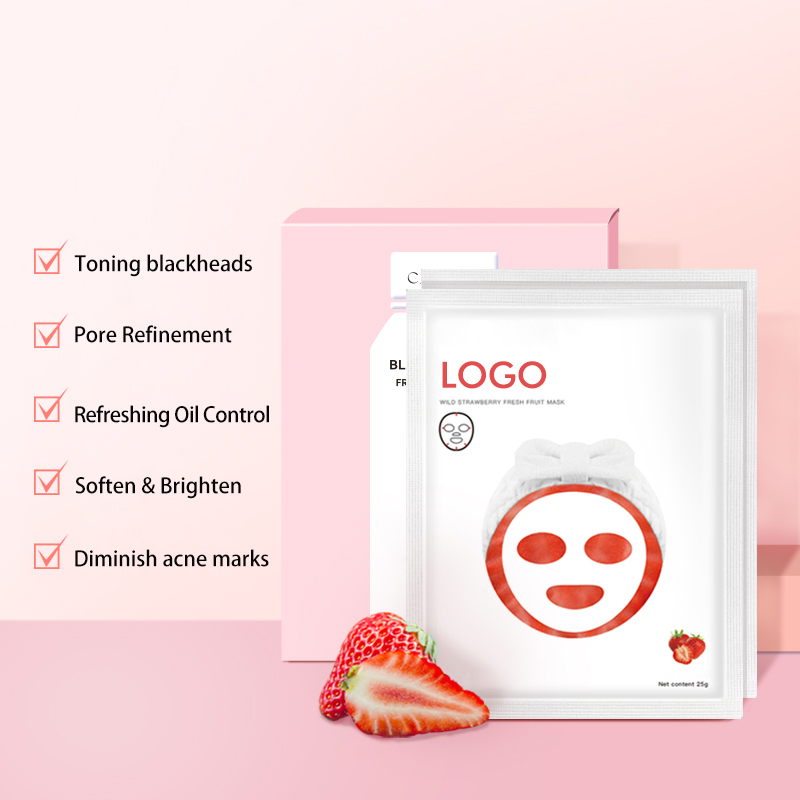 Orgainc Fruit Whitening & Brightening Facial Mask Anti-Aging Skin Repair Oil Control Face Mask Skin Care