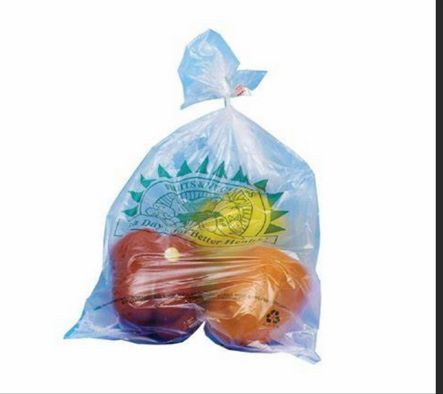 HDPE Transparent Star Seal Plastic Fruit and Vegetable Roll Bag with Print