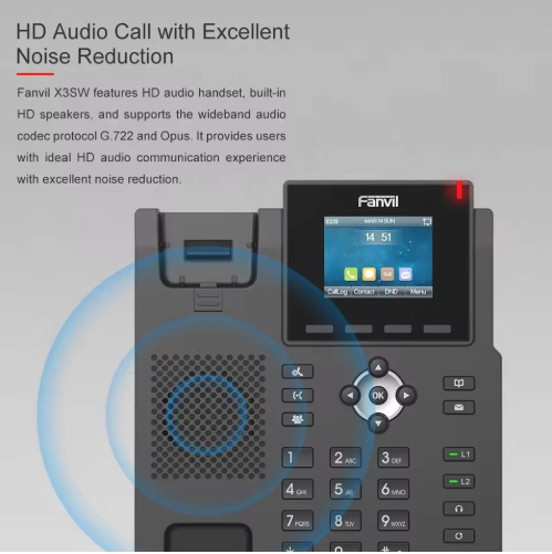 Fanvil X301/X301P/X301G/301W Entry Level IP Phone