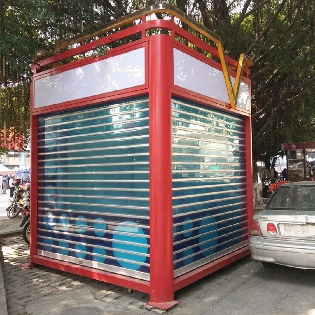 PVC Perspective Rolling Shutter Door for Your Shops Manual or Automatic Control