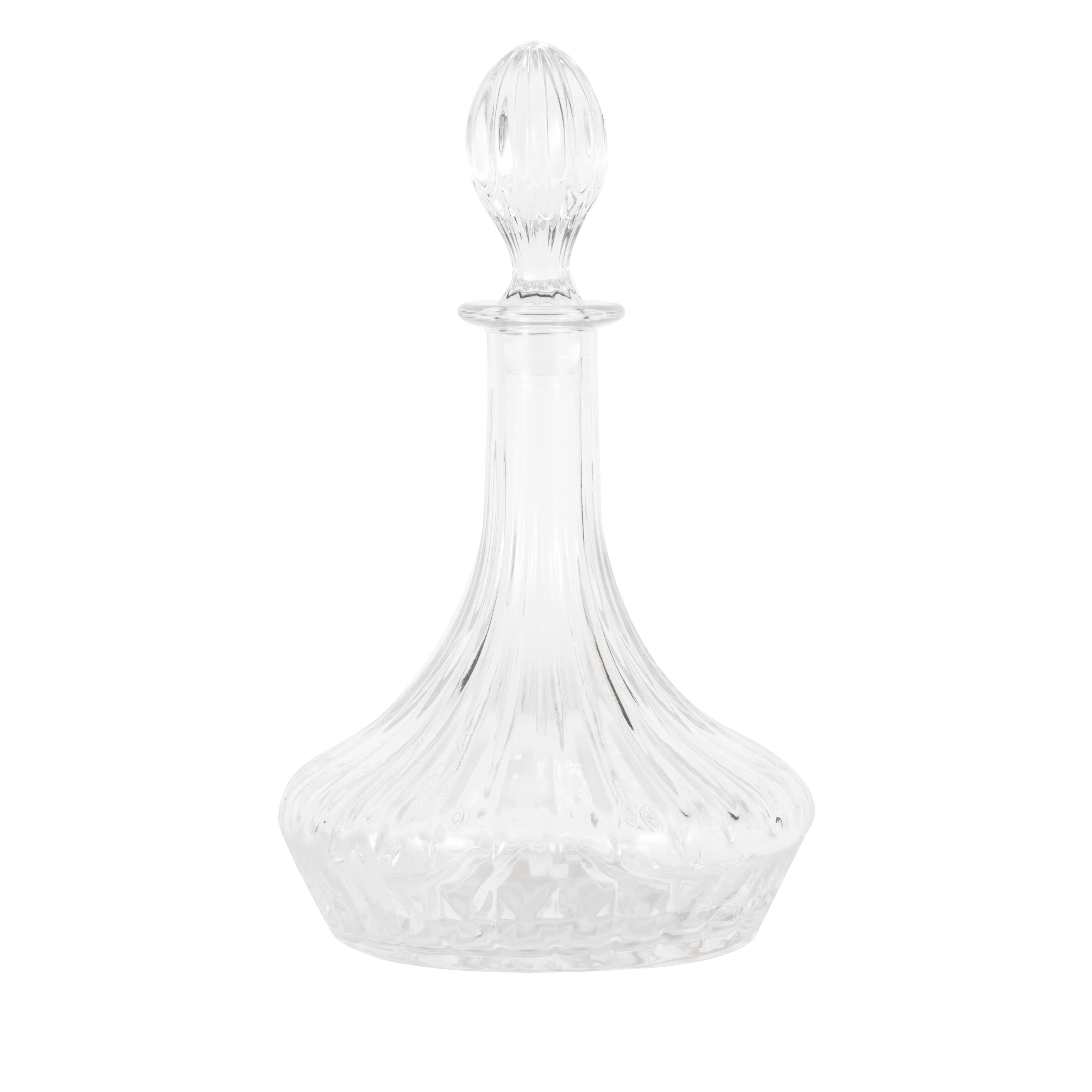 Hot Sale 750ml Modern Crystal Glass Diamond Whiskey Bottle Vodka Wine Whisky Decanter