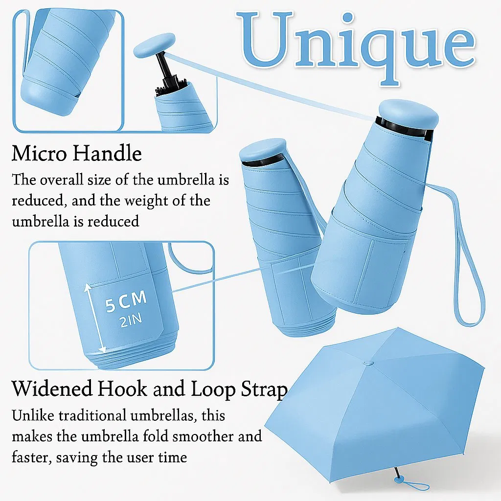 Складной зонт Mini Travel для женщин, мужчин и детей