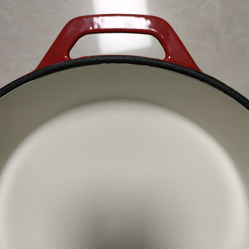 12inch Round Enamel Cast Iron Frypan Skillet