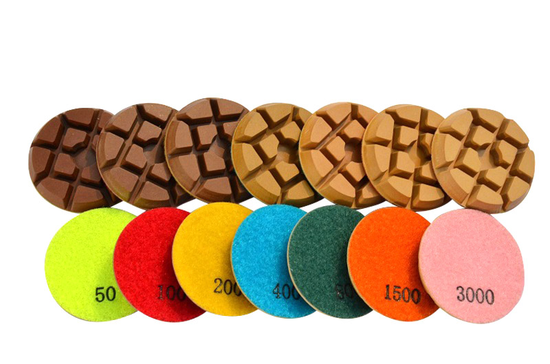 Super Fine 3” Resin Bond Diamond Polishing Pad for Concrete