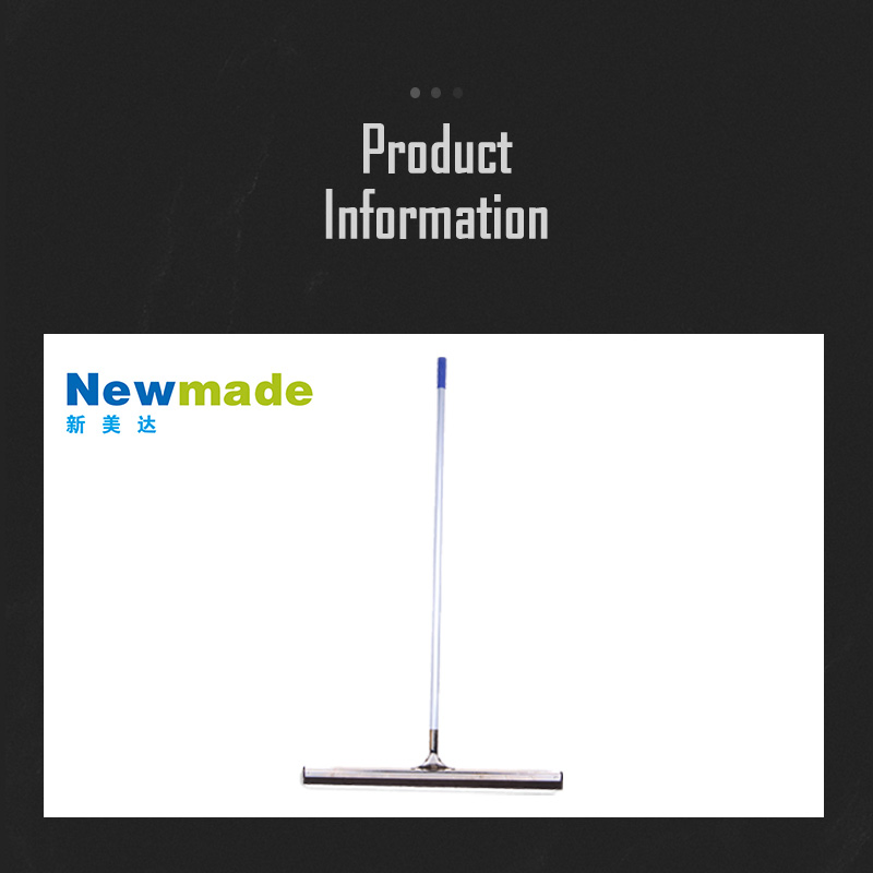 2025 Durable Metal Straight Rubber Floor Squeegee H1701 Commercial Cleaning