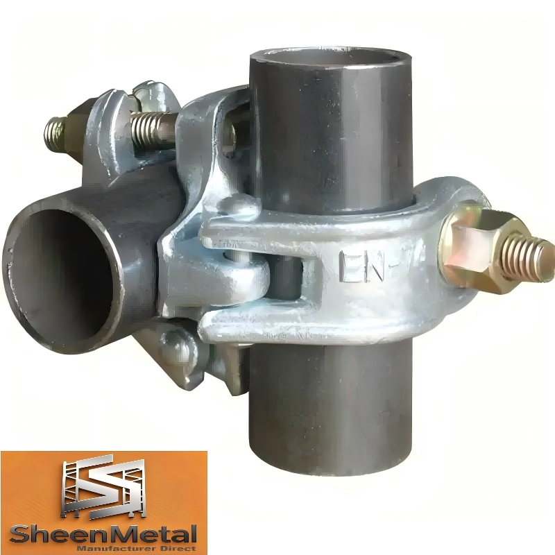China Pressed Forged Material Double Clamp Scaffolding Coupler Fastener Swivel Scaffold Coupler for Construction Material