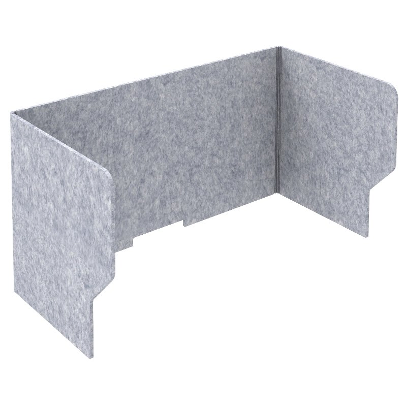 Freestanding Cubicle Privacy Desk Divider Reducing Noise Visual Distraction for Office Home School
