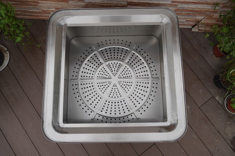 Портативная дровяная печь-камин из нержавеющей стали