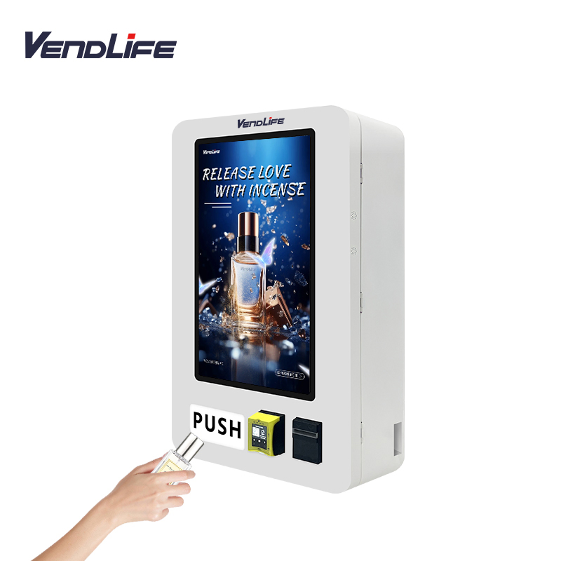 Factory Price New Design Commerce Finance Electronics Maquinas Vending Beauty Full Automatic Hung Perfume Cigarette Mini Wall Mount Vending Machine for Condom