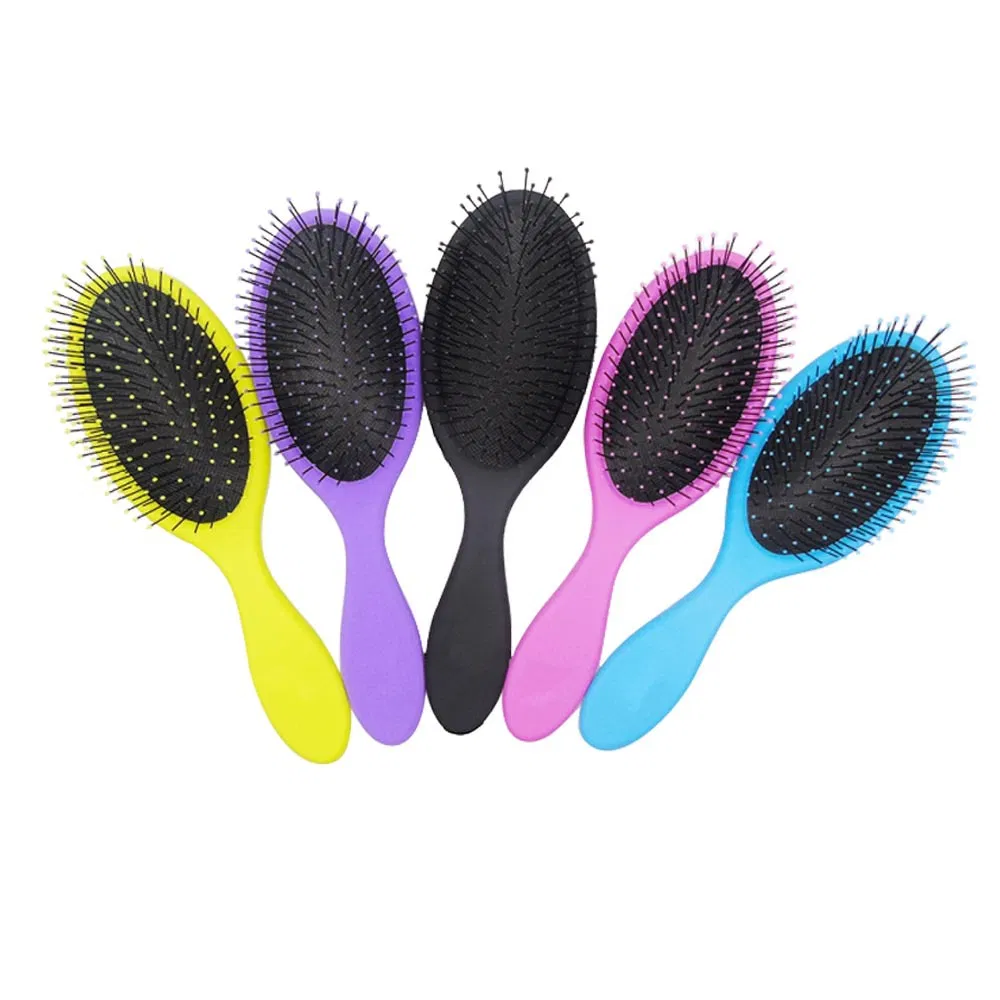 Detangling Hair Brush - Soft Bristles for Straight, Curly, All Hair Types Wet & Dry Travel Brush