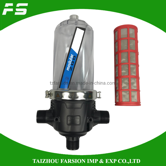 Agriculture Farm Drip Irrigation Bsp/NPT Plastic T Type 2 Inch Screen Water Treatment Filter