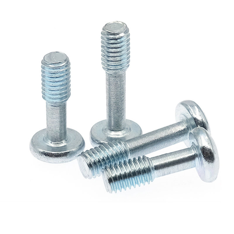 Pan Cross Philip Head M3 M4 M5 M6 Steel Zinc Plated Half Thread Captive Screw for Panel