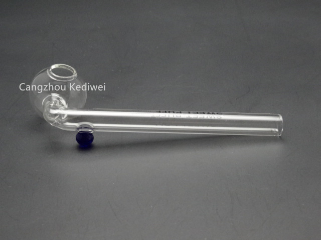 Wholesale Glass 12/14/16cm Sweet Puff Pipe Oil Burner Smoking Pipe with Balancer