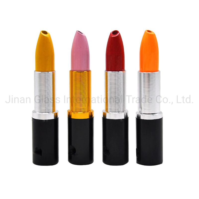 Lipstick Shaped Metal Pipe Lipstick Pipe Smoking Pipe Water Pipe