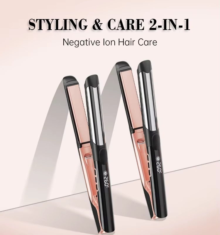 Even Heating Sks002 Digital Ceramic Hair Straightener for Film Set