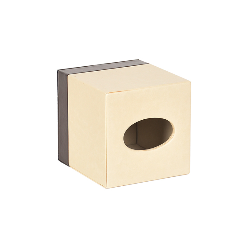 Custom Logo Hotel PU Leather Tissue Paper Box Holder