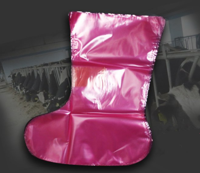 Disposable High Overboots with Binding Pig Farm Foot Cover Plastic Overboots