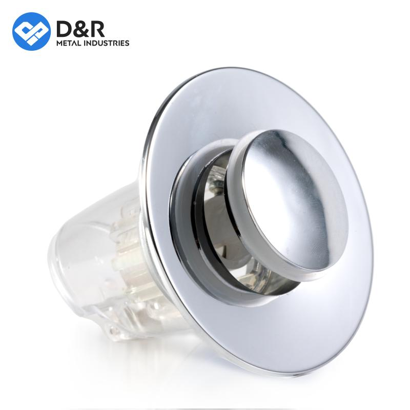 Universal Anti-Odor Wash Basin Sink Stopper Pressed Pop-up Sink Drain Bathroom Accessories