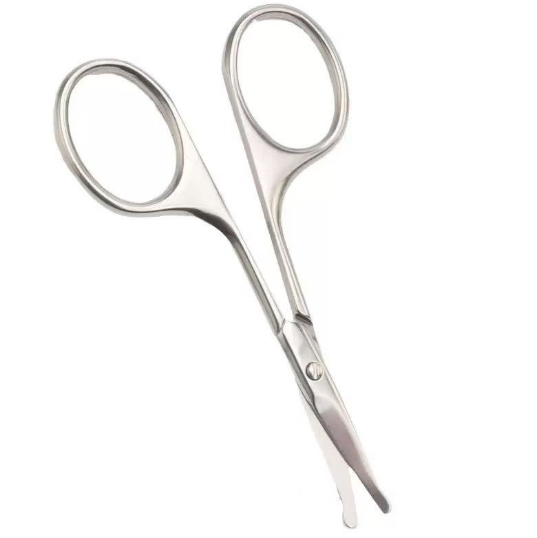 Factory Stock Stainless Steel Nail Tip Four Sides Eyebrow Trimming Beauty Clippers