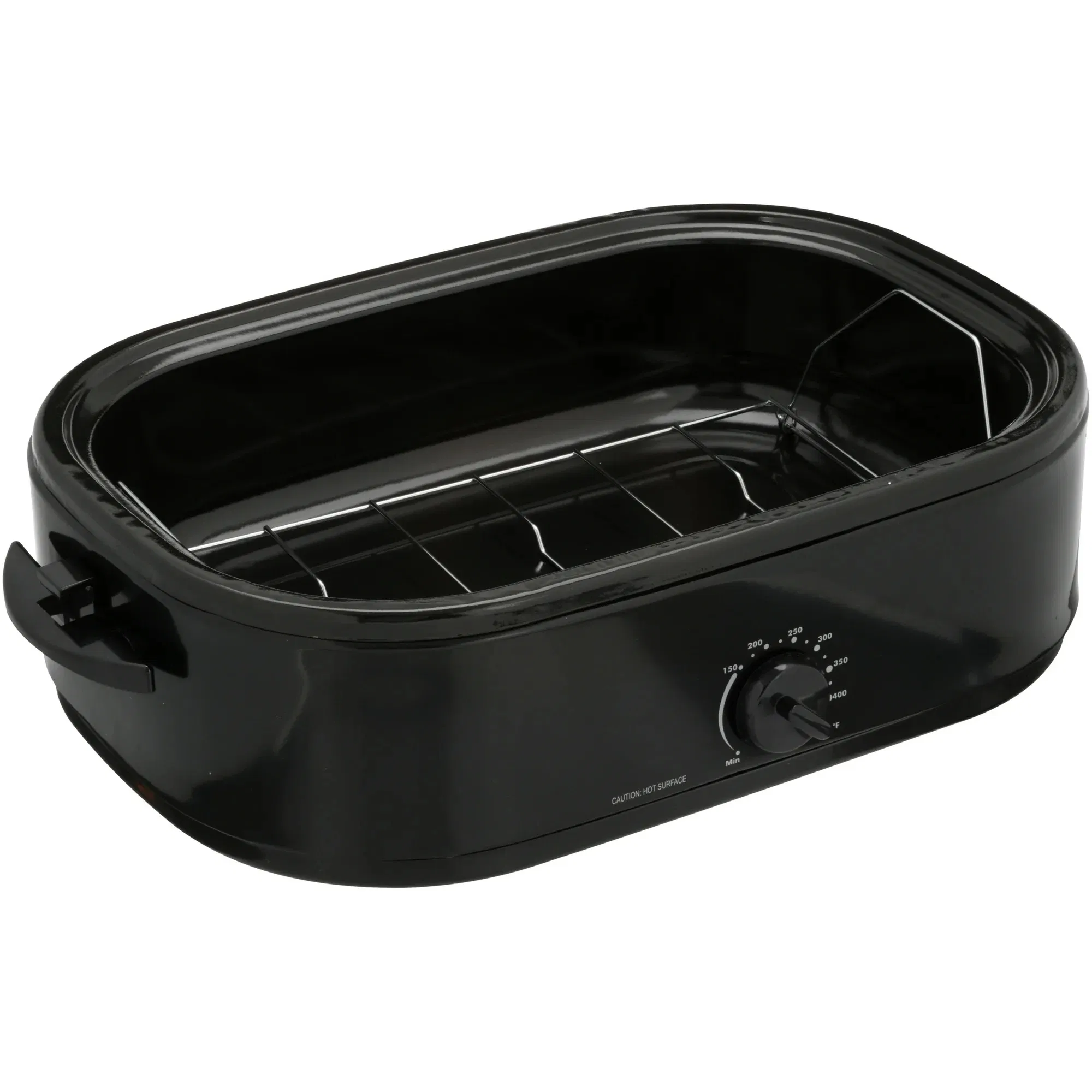 Large Capacity 16qt Slow Cooker: Perfect for Family Dinners, Stainless Steel Porcelain Roaster Oven