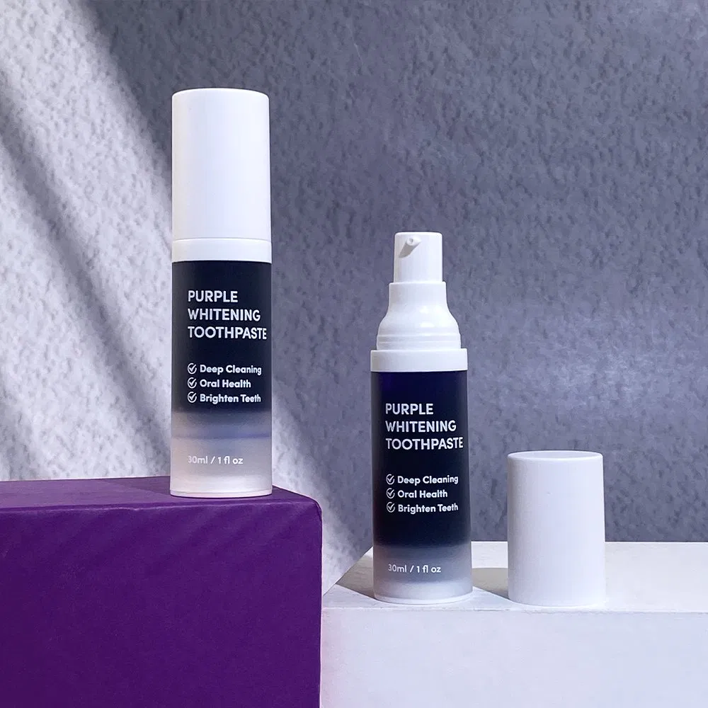 Teeth Whitening V34 Color Corrector Serum Toothpaste Purple Toothpaste