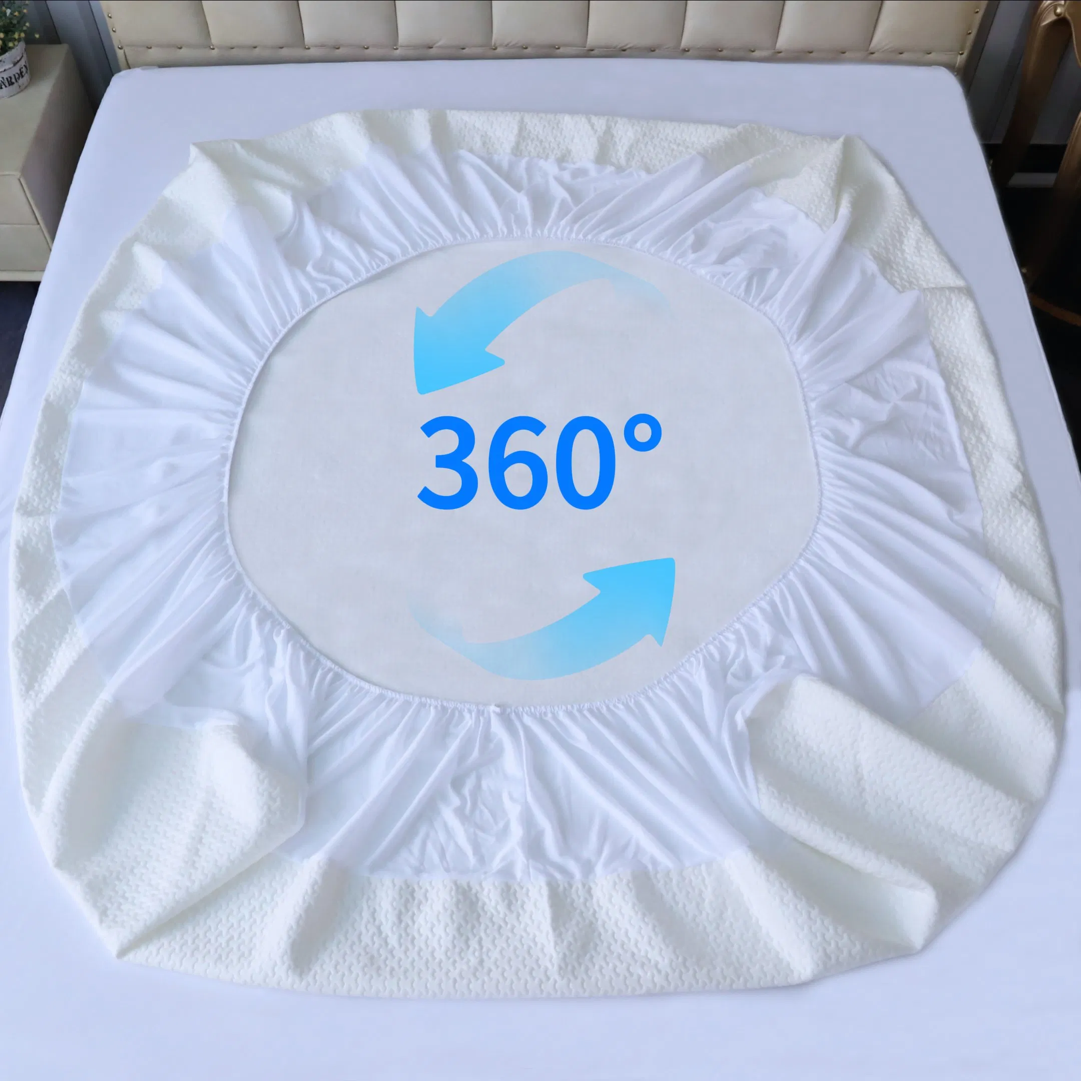 Cheap Price, Factory, Waterproof Quilted Mattress Protector Mattress Cover