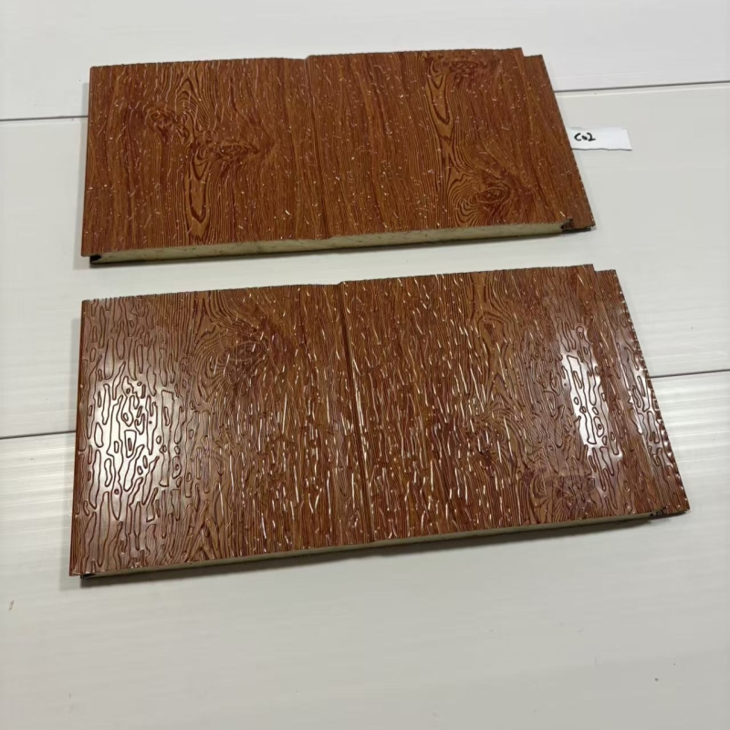 Металлическая панель для декора фасада с тиснением