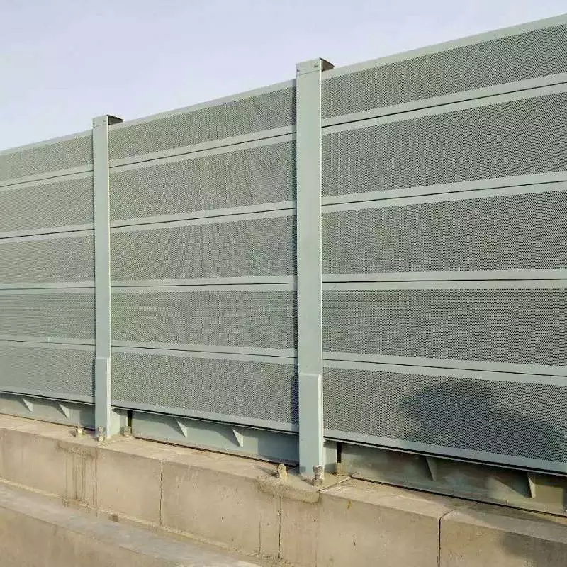 Noise Cancelling and Sound Absorbing Barrier Panels Fencing Polyester Noise Barrier Wall Construction Noise Reduction