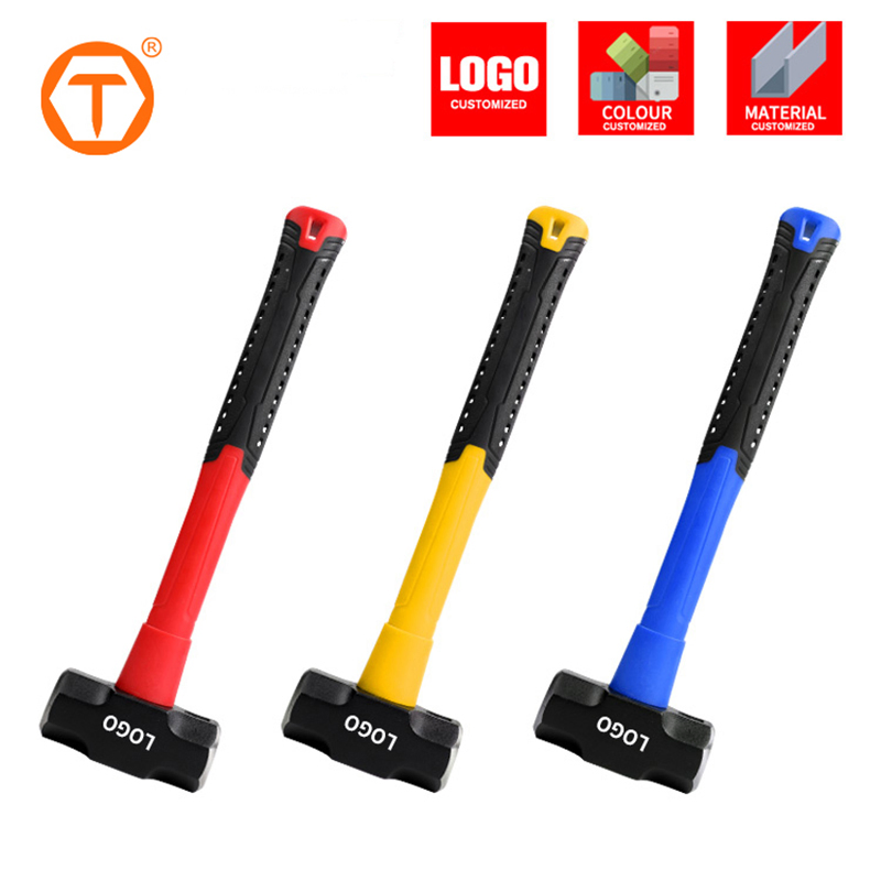 Hammering Tool High Quality Steel Sledge Hammer with PP+TPR Handle Fire Hammer
