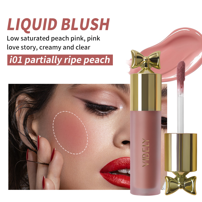 Beauty Makeup Soft Lightweight Vegan Creamy Smooth Contouring Rouge Liquid Blush
