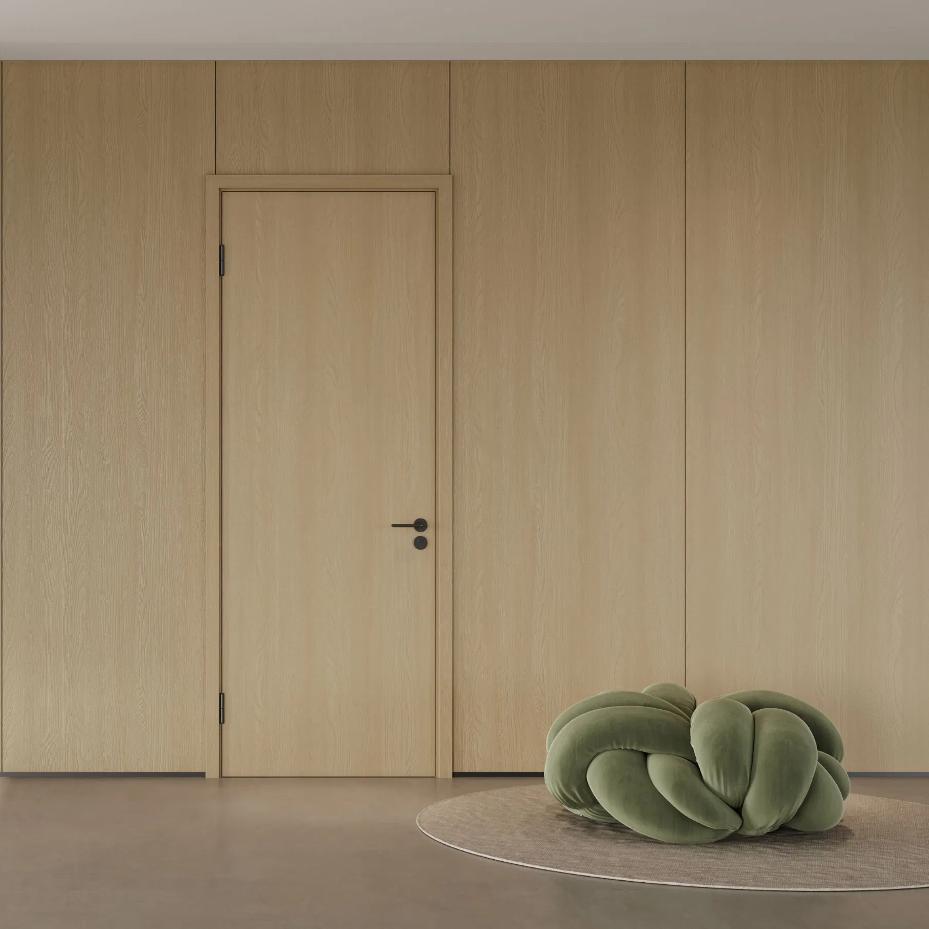 Premium Custom Polymer and Solid Wood Slab Doors for Modern Homes