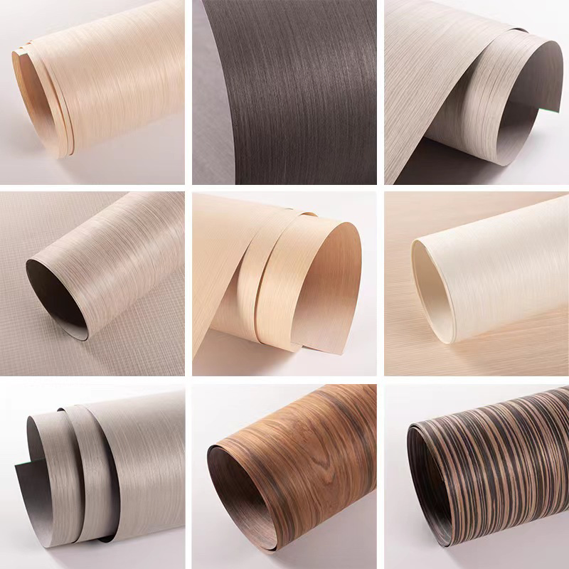 High End Atmospheric, Beautiful, Luxurious Smoked Oak Veneer, Used in The Furniture and Decoration Industry.