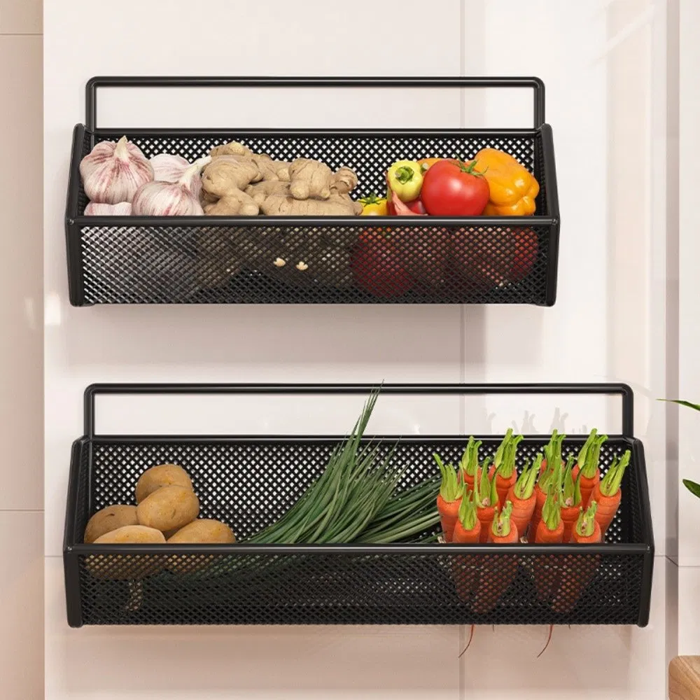 Wall Hanging Basket Wall Mounted Storage Rack Wyz28018