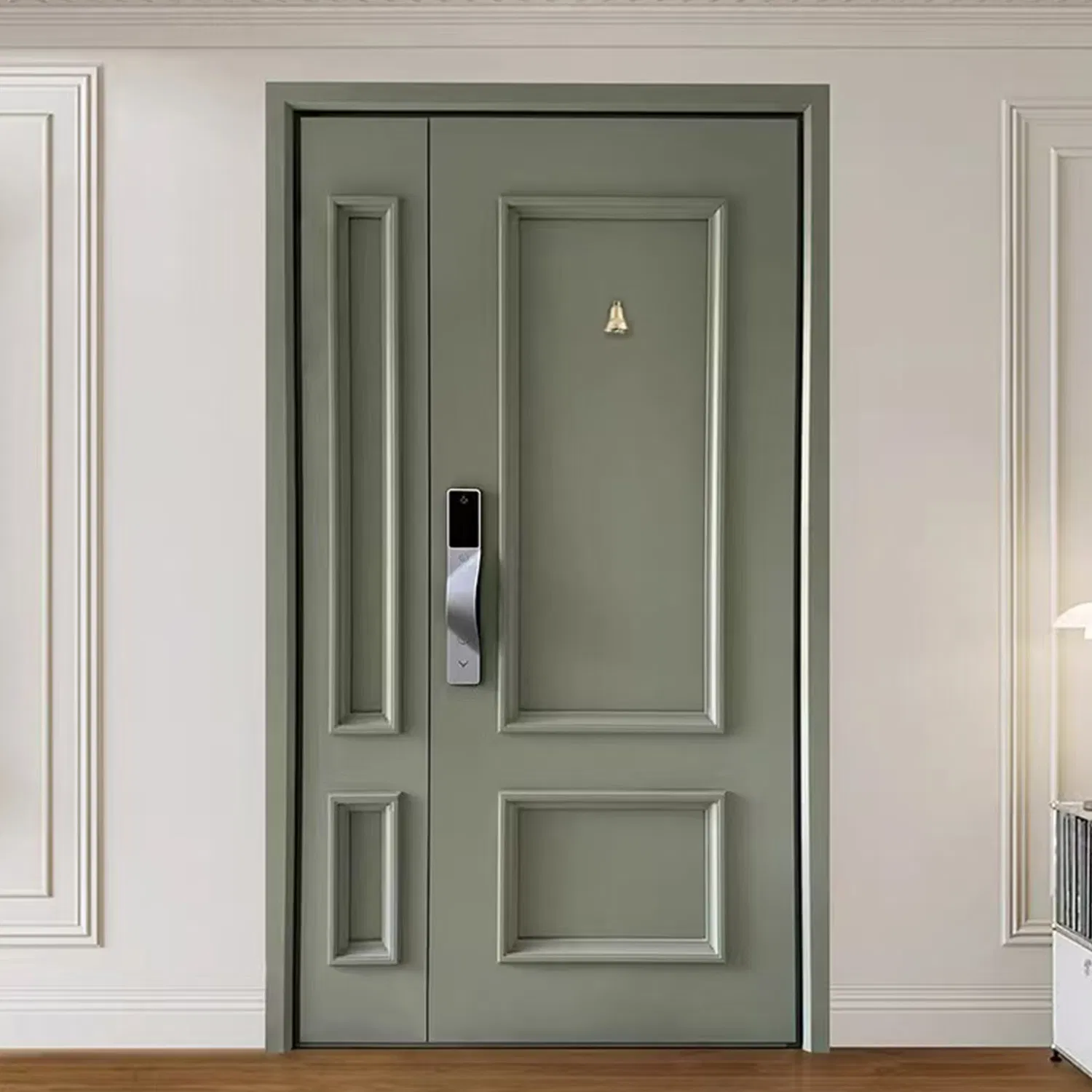 Стальная входная дверь с доводчиком