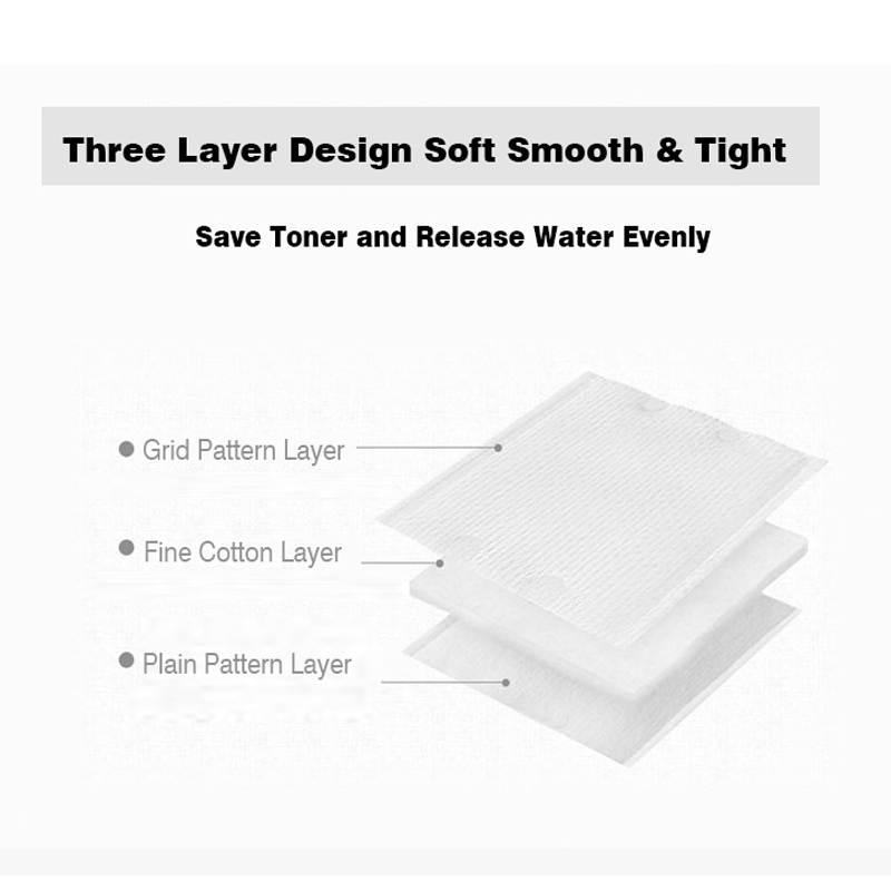 Private Label 222PCS Organic Round Cotton Pad Double-Side Cosmetic Tool Skin Care Soft Facial Makeup Remover Pads