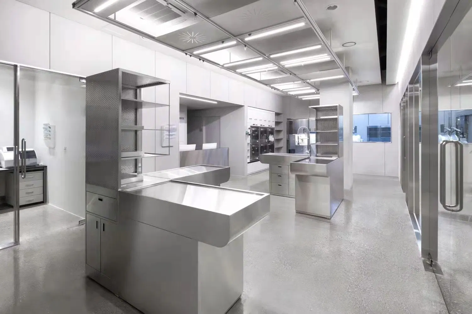 Industrial Stainless Steel Lab Countertop Work Tops Corrosion Resistant Lab Accessories