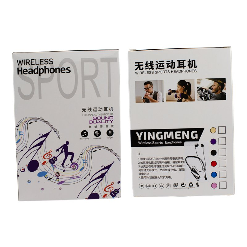 Беспроводные наушники-воротник Y4, магнитные, спортивные