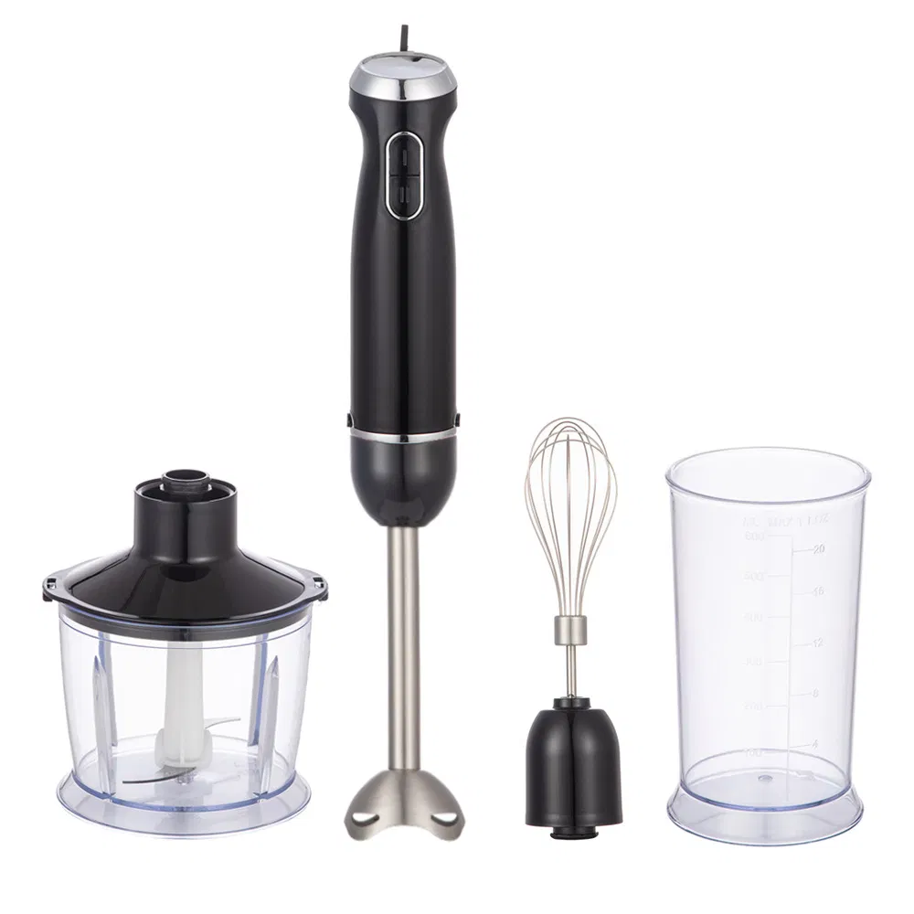 5-in-1 Multi-Purpose Hand Blender, 12-Speed Stick Blender, 600ml Beaker