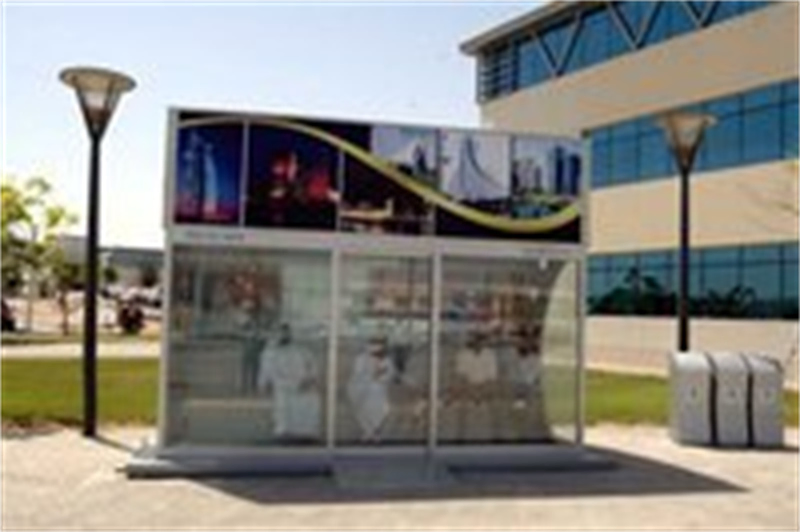 Assemble Simple and Powder Coating Outdoor Food Kiosk